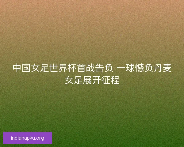中国女足世界杯首战告负 一球憾负丹麦女足展开征程